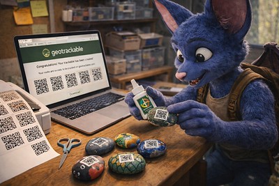 Stvoryty predmet Geotrackable